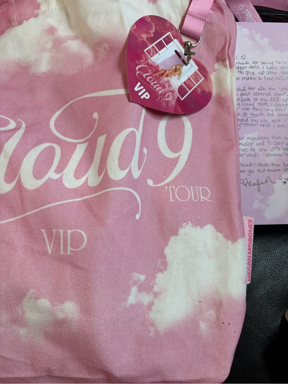 Meghan McCarthy Pink Cloud VIP Tote Bag
